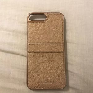 Ross gold iPhone 7plus case with slots